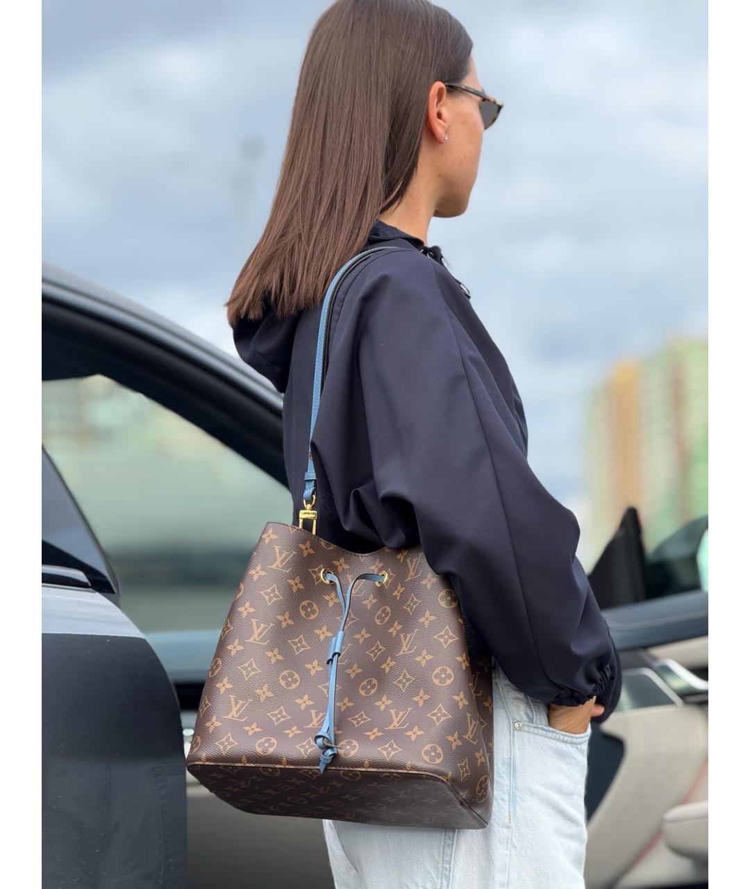 LOUIS VUITTON Коричневая сумка через плечо, фото 2