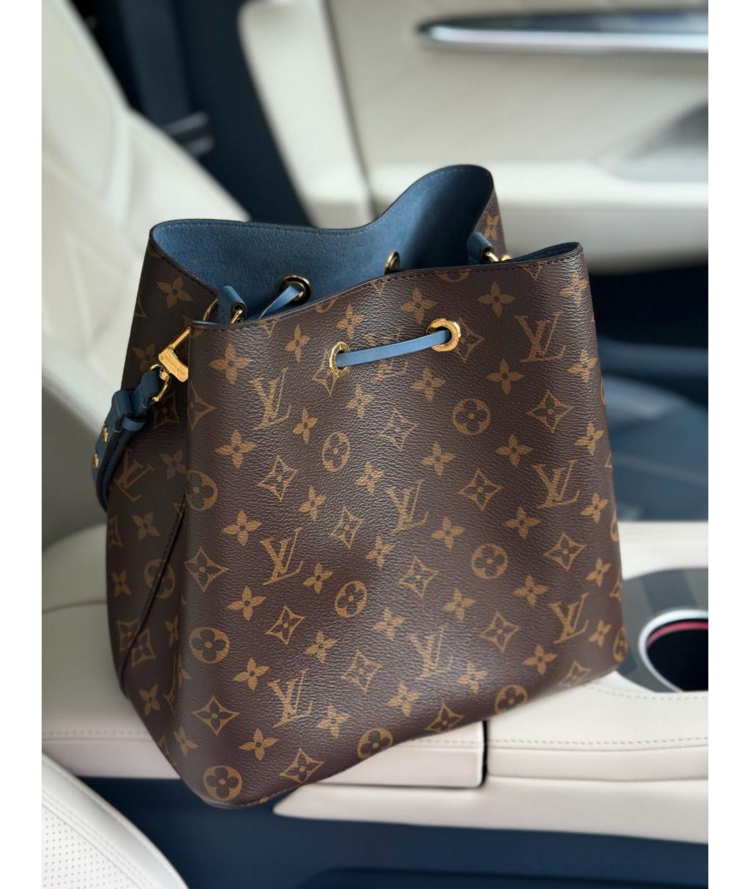 LOUIS VUITTON Коричневая сумка через плечо, фото 3