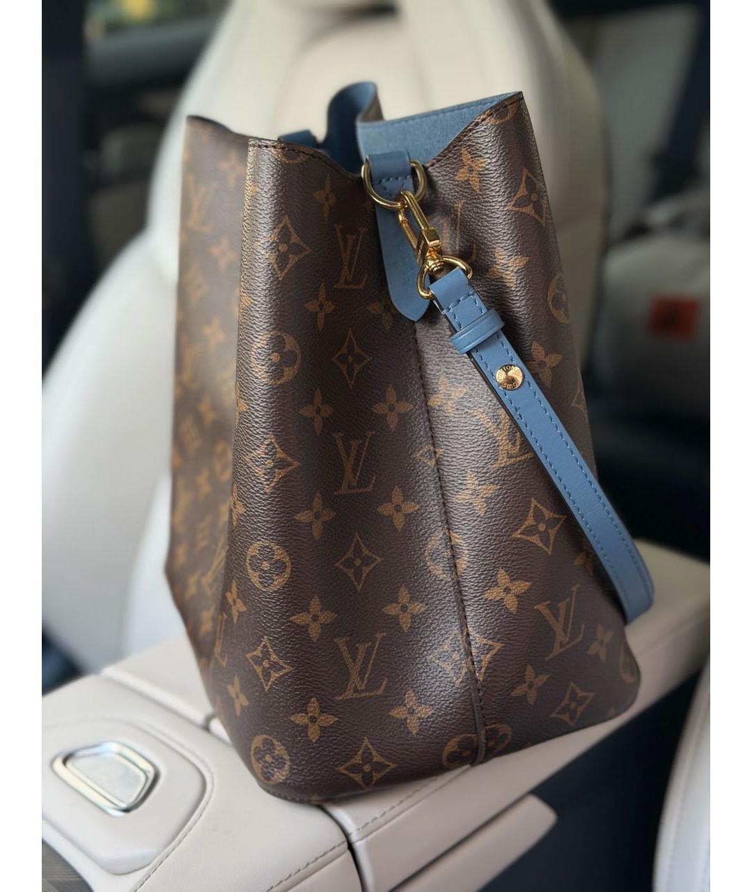 LOUIS VUITTON Коричневая сумка через плечо, фото 4