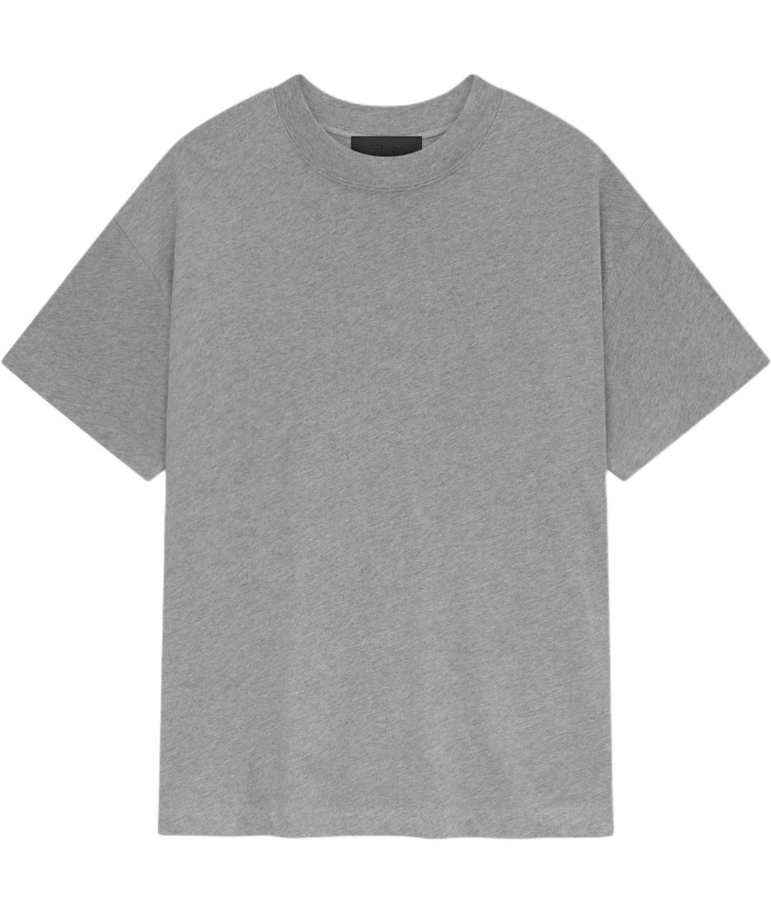 FEAR OF GOD ESSENTIALS Серая хлопковая футболка, фото 1