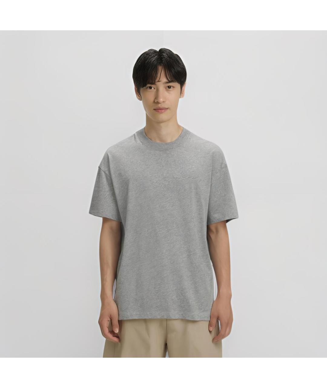 FEAR OF GOD ESSENTIALS Серая хлопковая футболка, фото 3