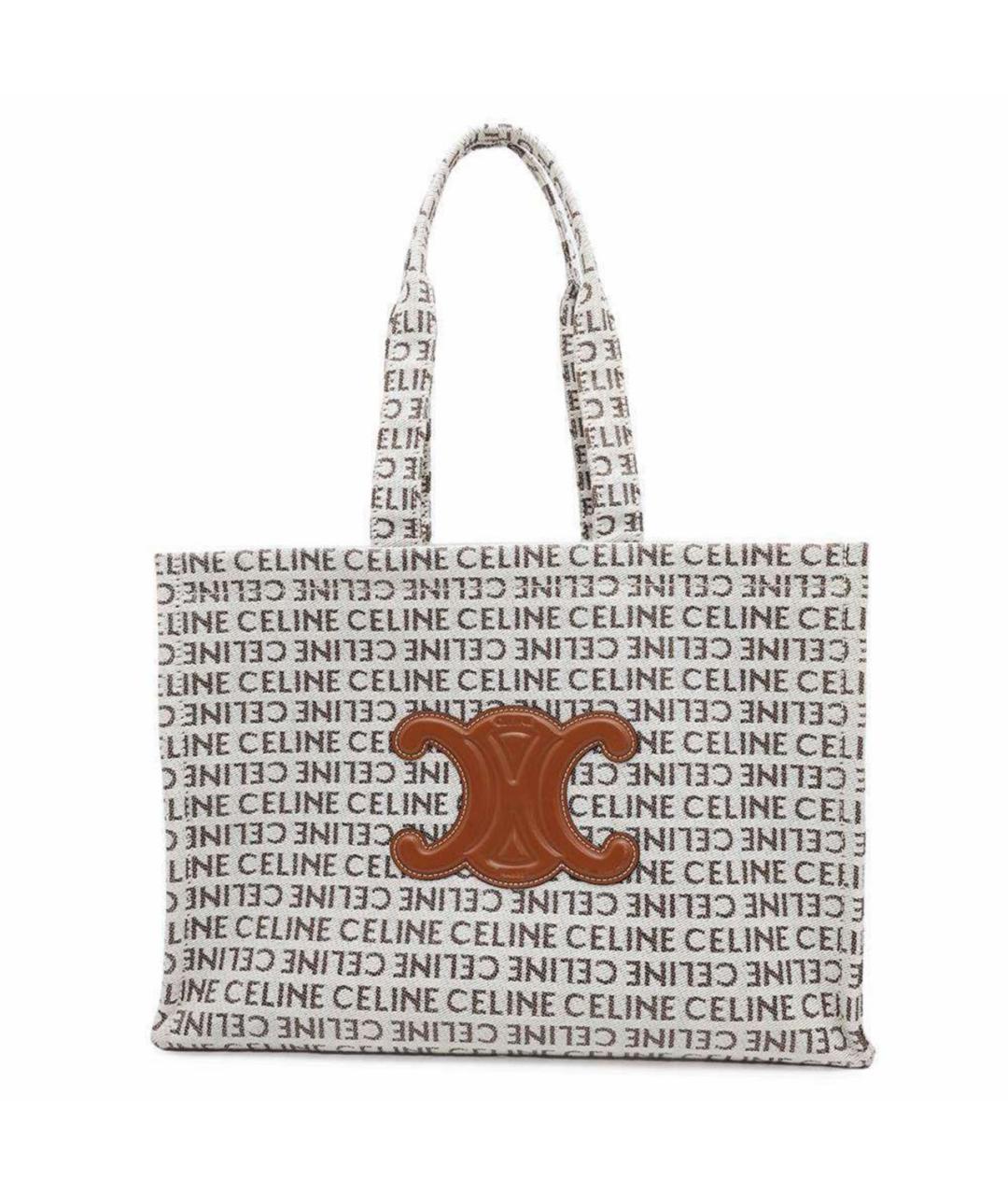 CELINE Белая сумка тоут, фото 7
