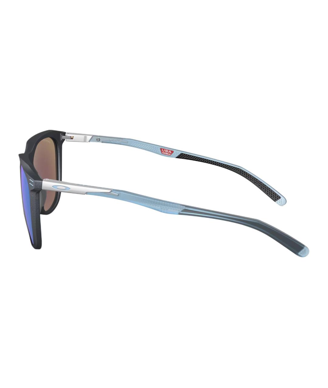 OAKLEY Синие пластиковые солнцезащитные очки, фото 3