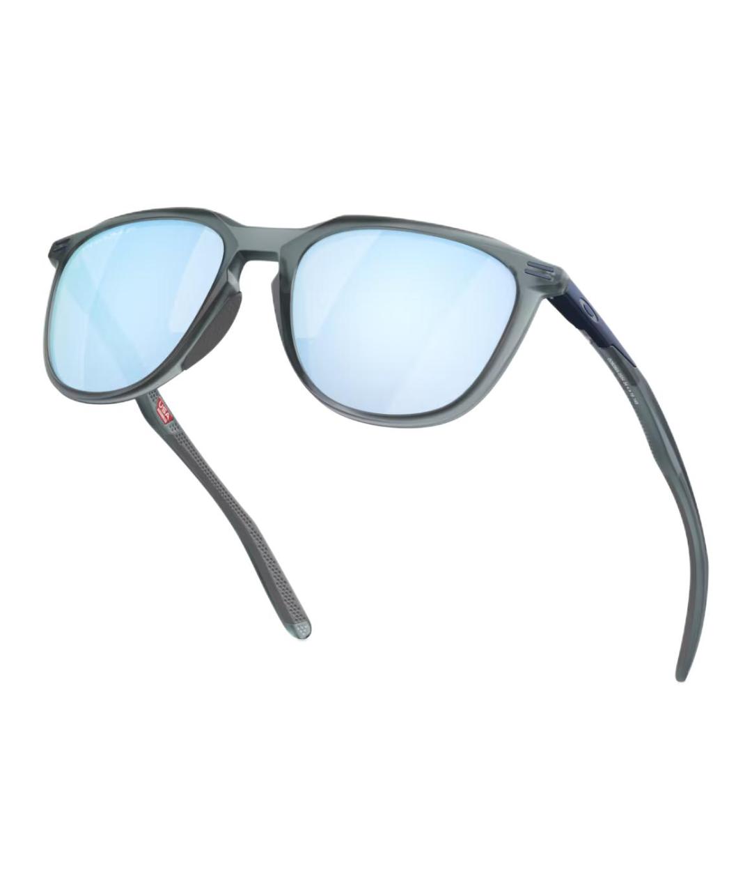 OAKLEY Голубые пластиковые солнцезащитные очки, фото 4