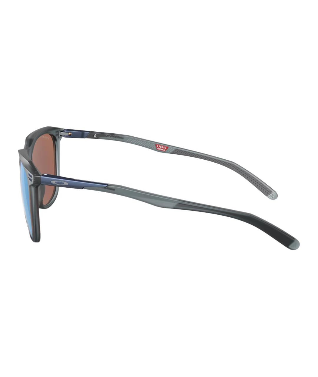 OAKLEY Голубые пластиковые солнцезащитные очки, фото 3