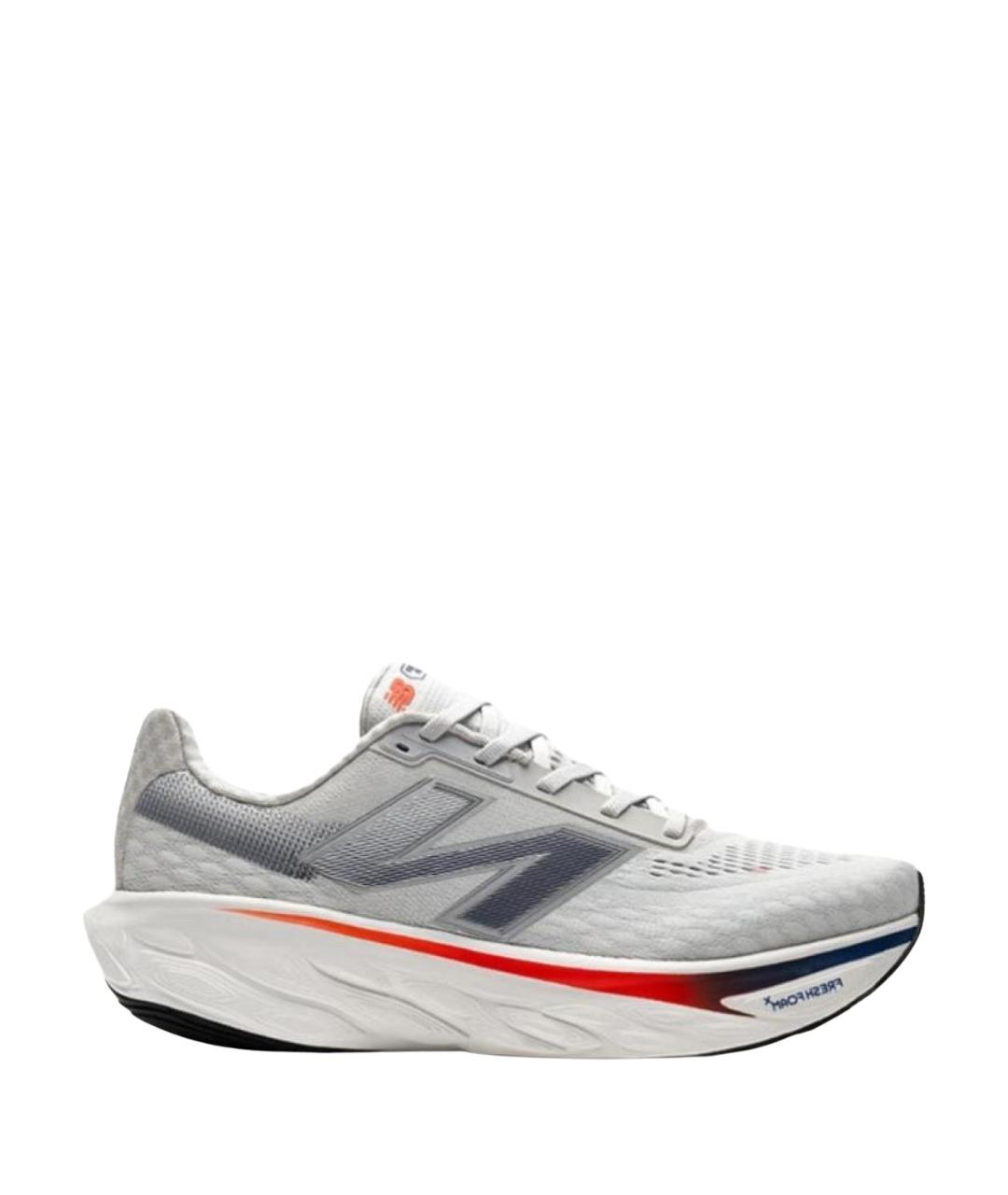 NEW BALANCE Серые текстильные низкие кроссовки / кеды, фото 1