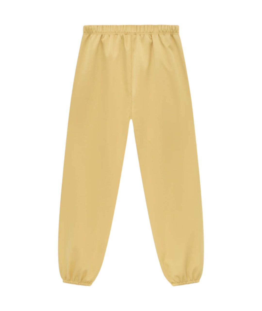 FEAR OF GOD ESSENTIALS Желтые прямые брюки, фото 2