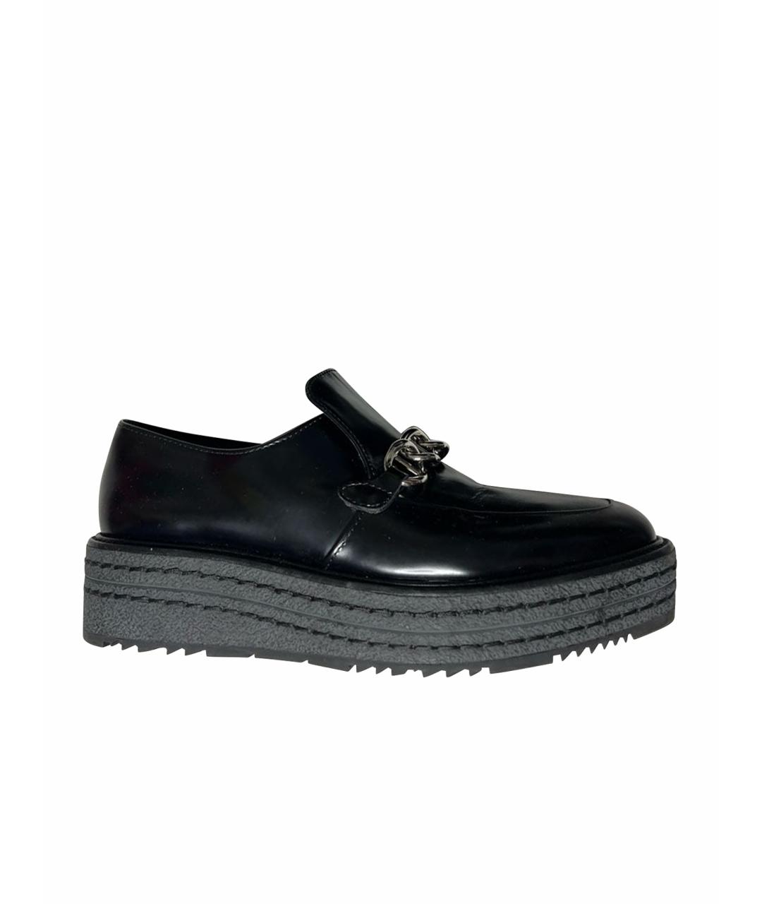 PRADA Черные лоферы из лакированной кожи, фото 9