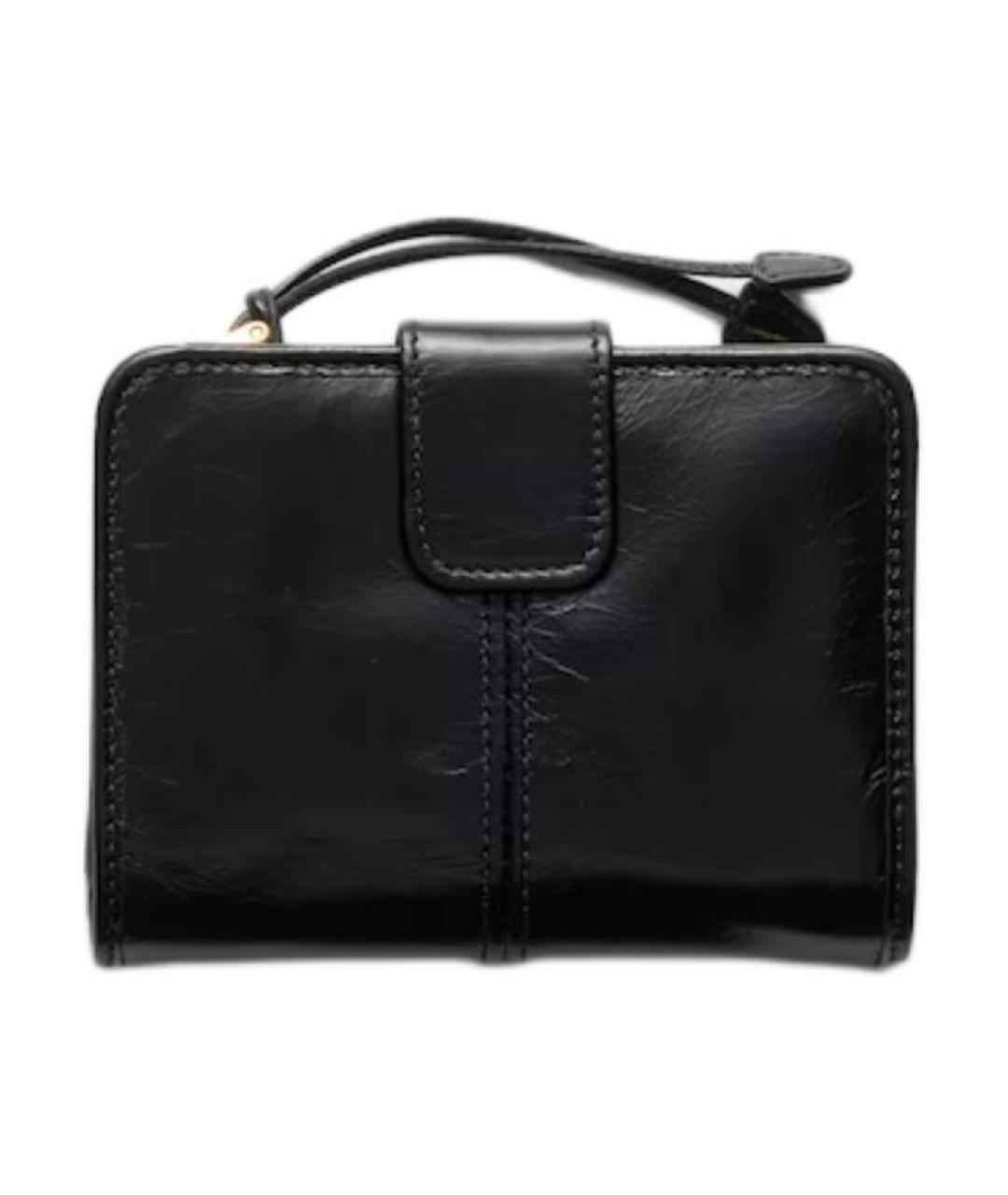 PRADA Черный кожаный кошелек, фото 3