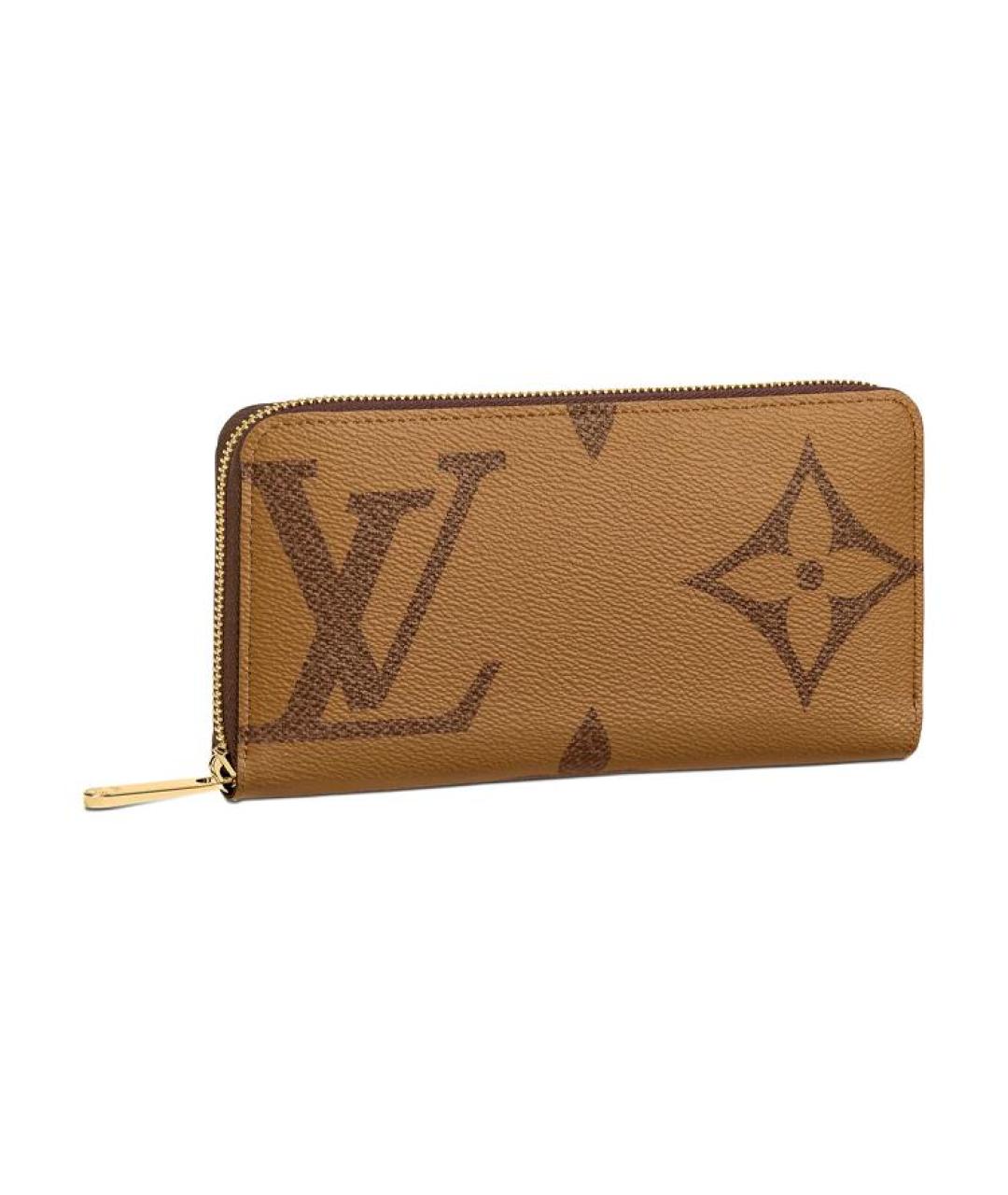 LOUIS VUITTON Коричневый кошелек, фото 2