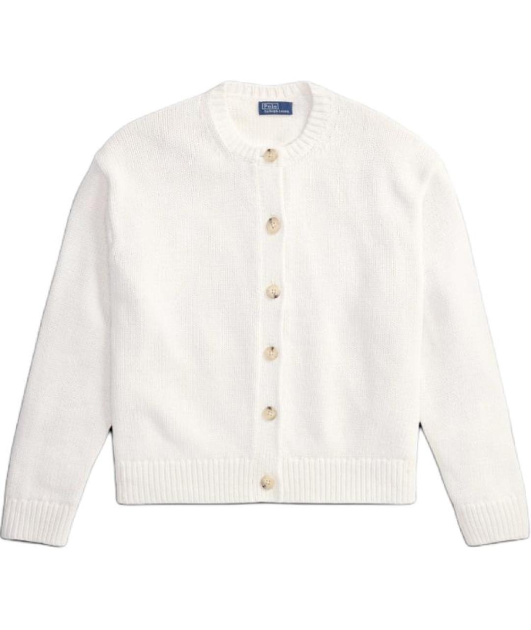 POLO RALPH LAUREN Белый кардиган, фото 1