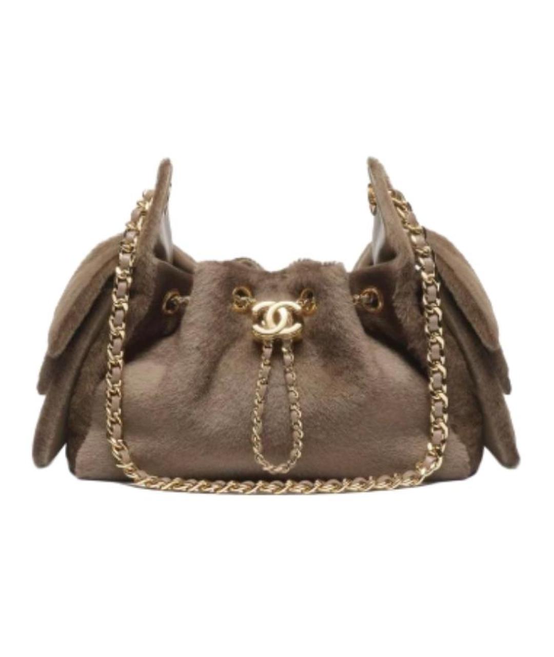 CHANEL Коричневая сумка тоут, фото 1