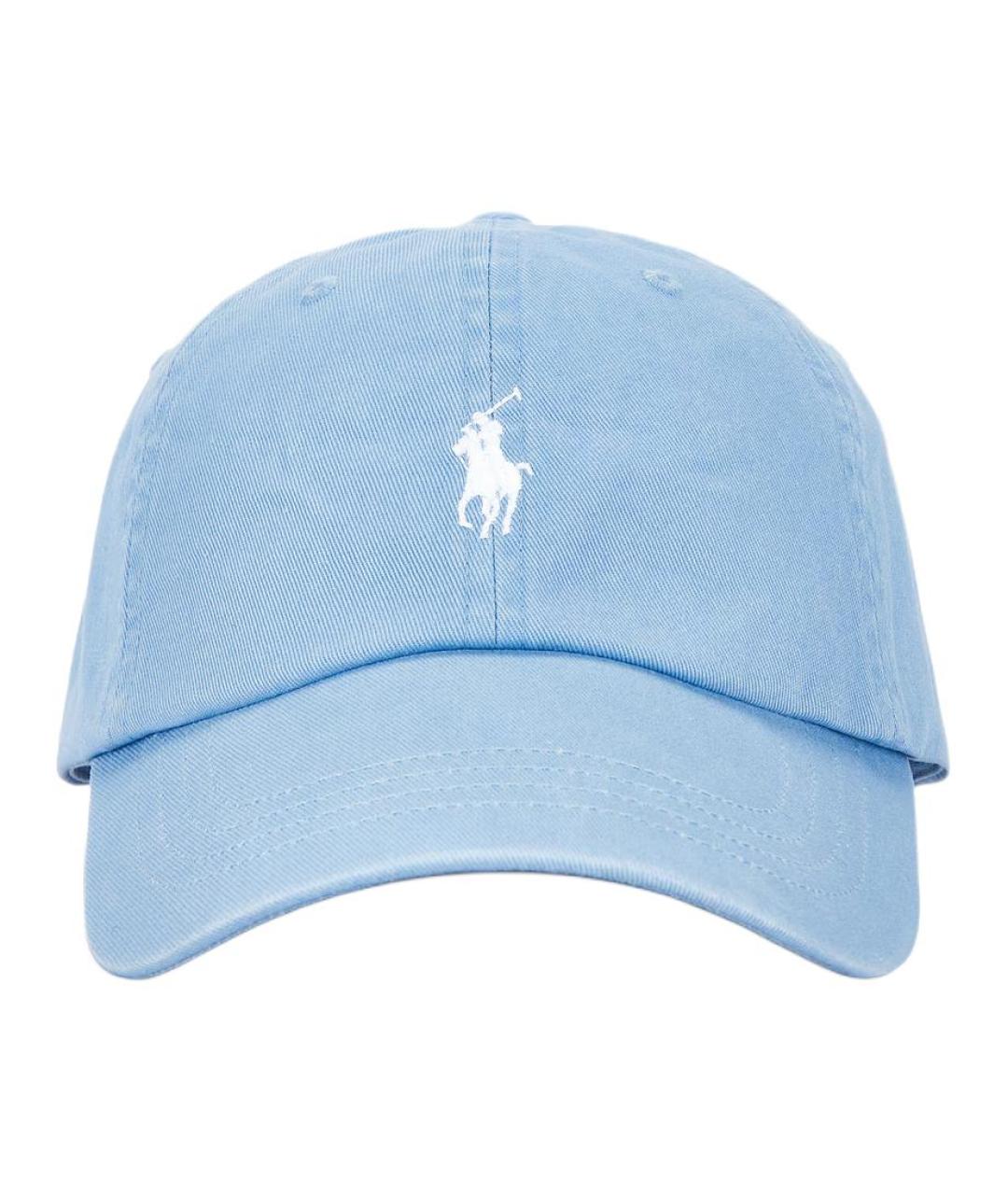 POLO RALPH LAUREN Голубая хлопковая кепка, фото 1