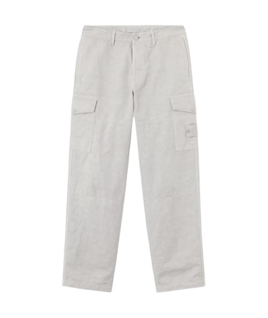 STONE ISLAND Бежевые брюки чинос, фото 1