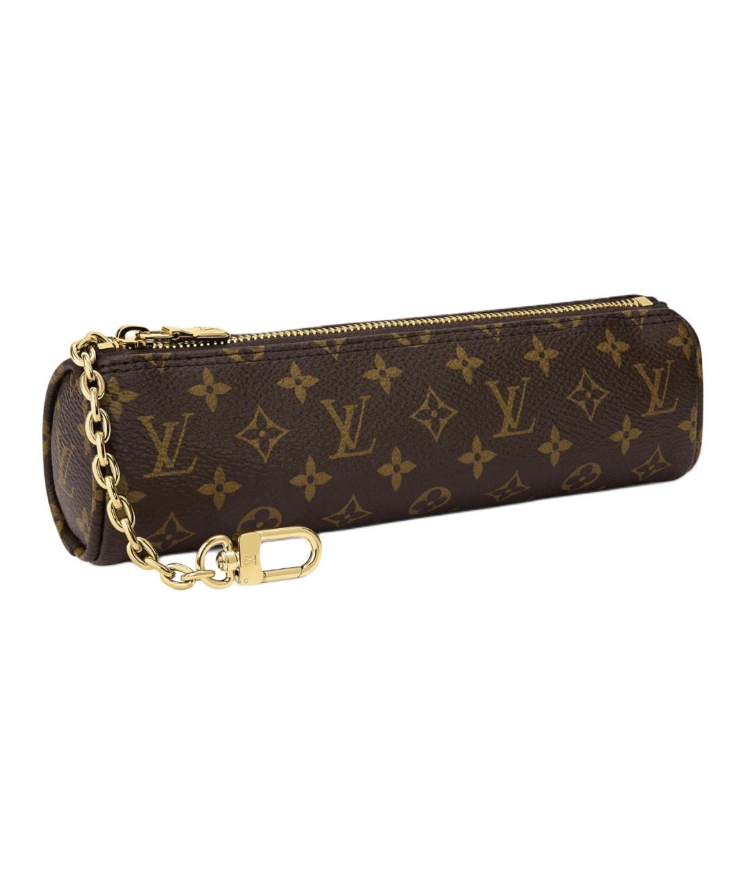 LOUIS VUITTON Коричневая косметичка, фото 2