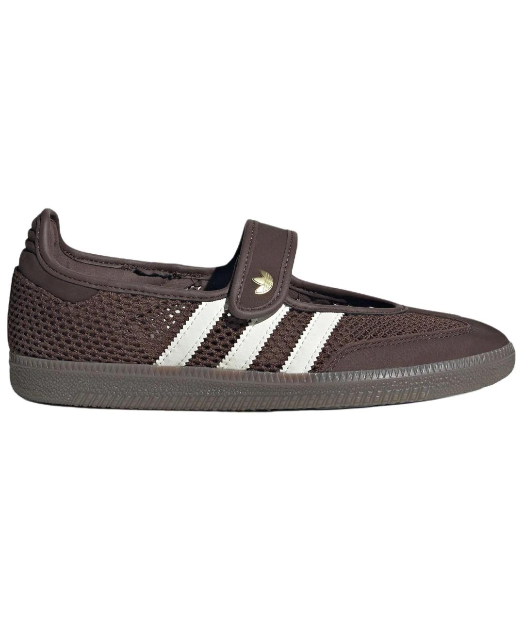 ADIDAS Коричневые текстильные балетки, фото 8