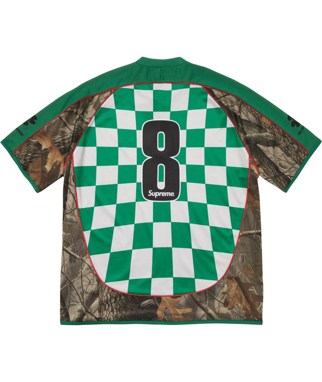 SUPREME Зеленая футболка, фото 2