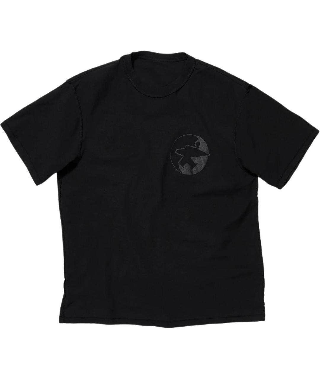 STUSSY Черная хлопковая футболка, фото 1