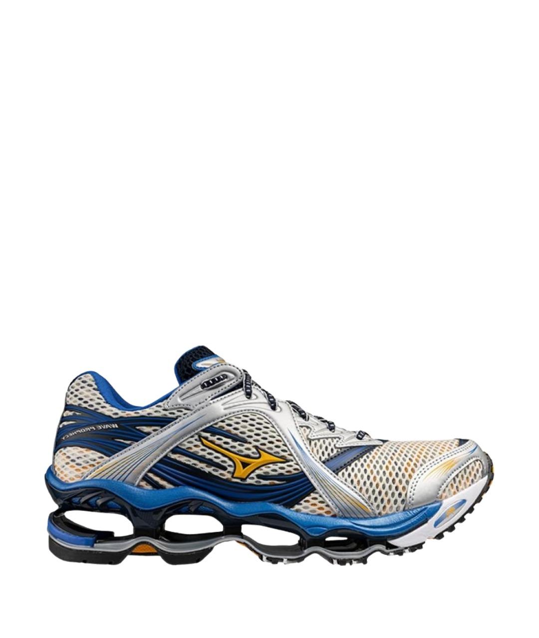 MIZUNO Синие синтетические низкие кроссовки / кеды, фото 1