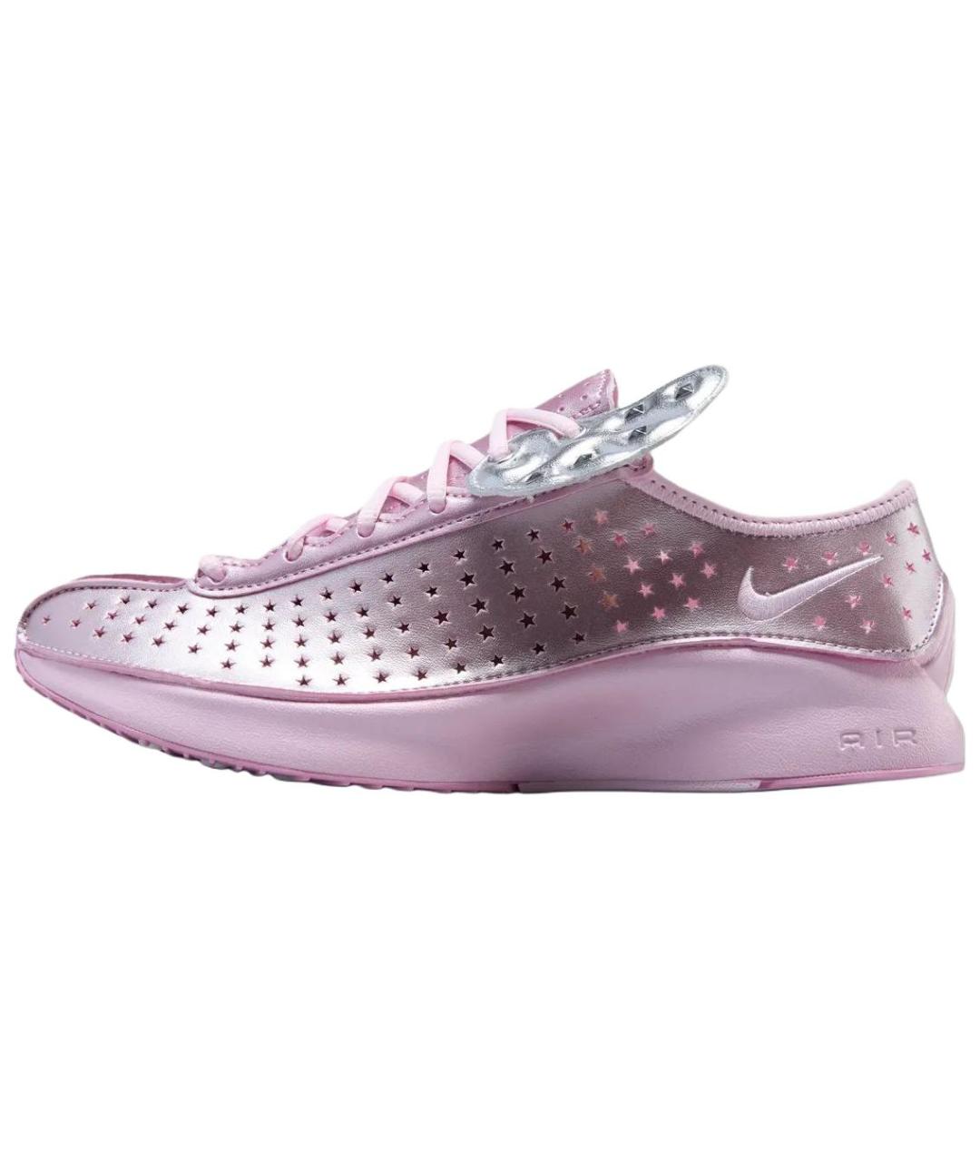 NIKE Розовые кожаные кроссовки, фото 8