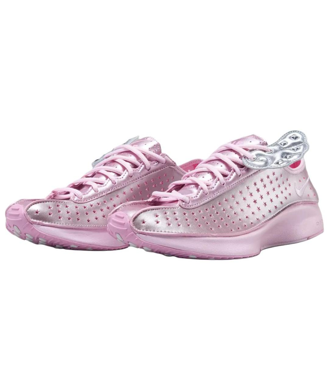 NIKE Розовые кожаные кроссовки, фото 3