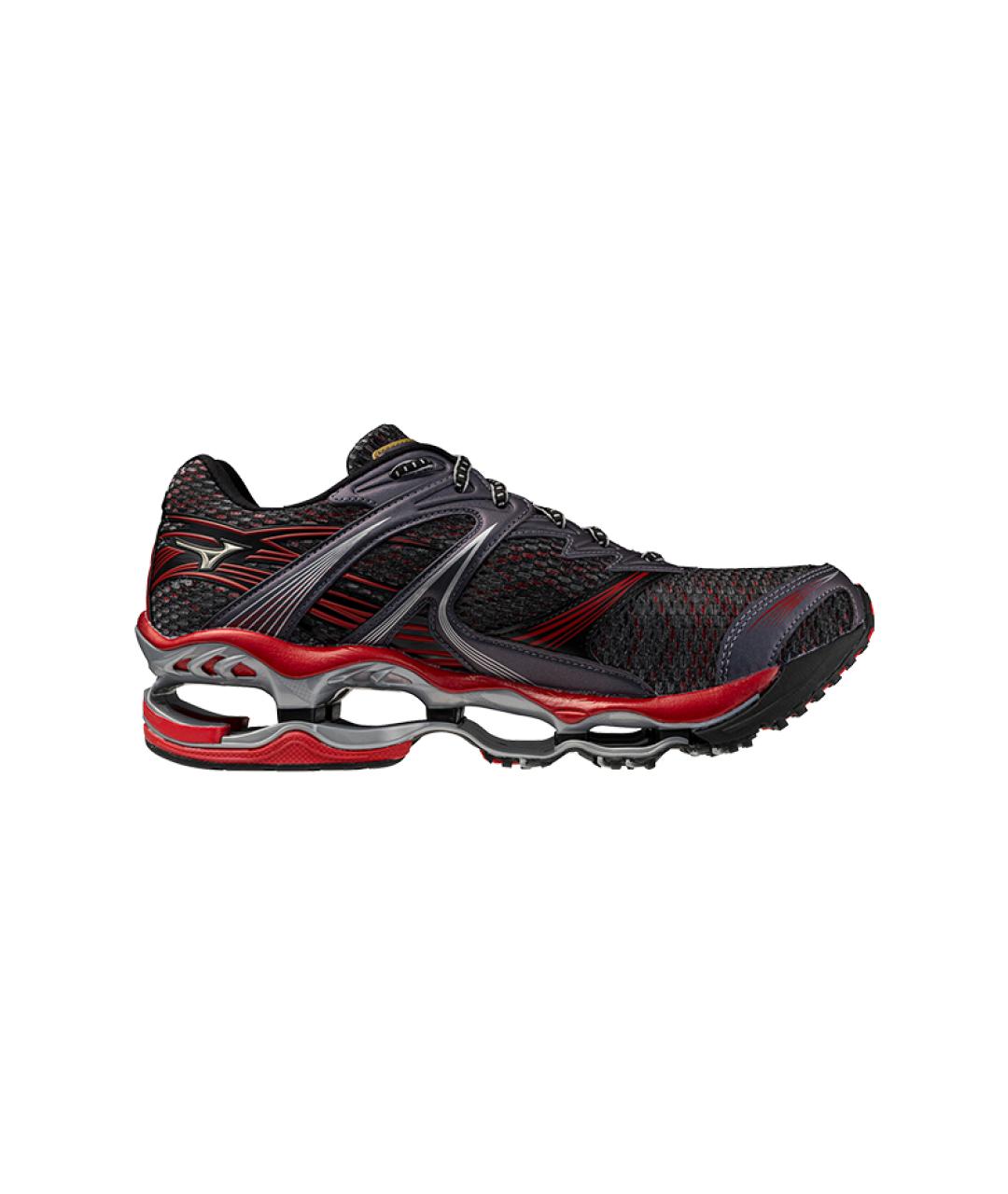 MIZUNO Черные синтетические низкие кроссовки / кеды, фото 2