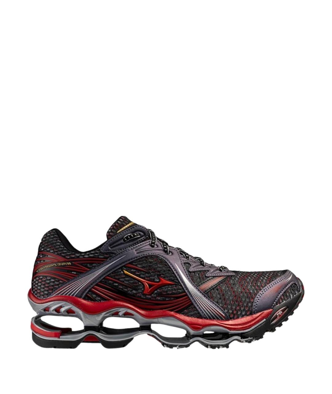 MIZUNO Черные синтетические низкие кроссовки / кеды, фото 1