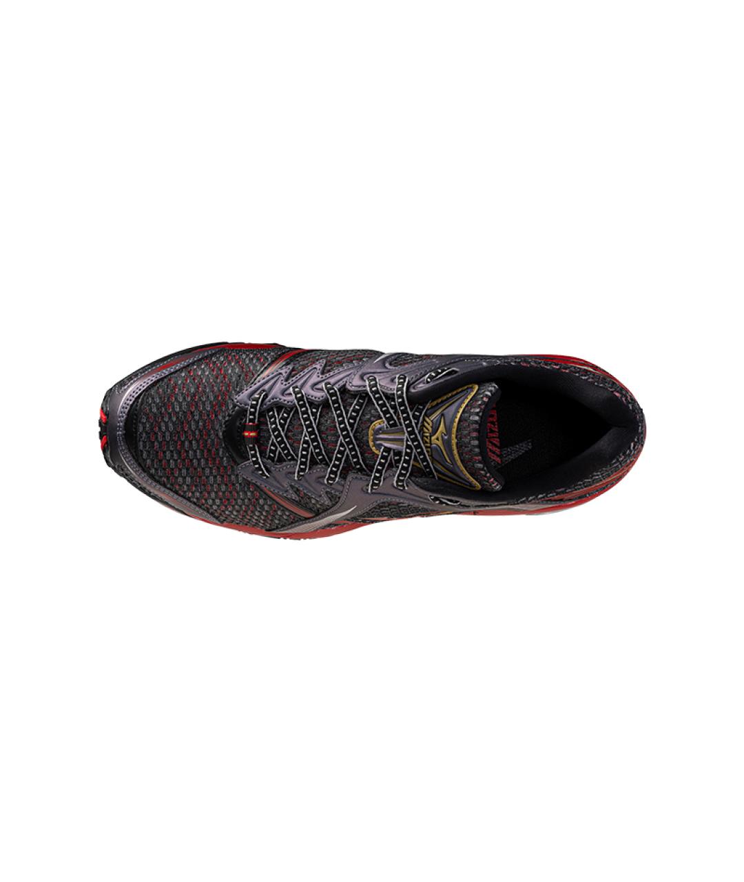 MIZUNO Черные синтетические низкие кроссовки / кеды, фото 3