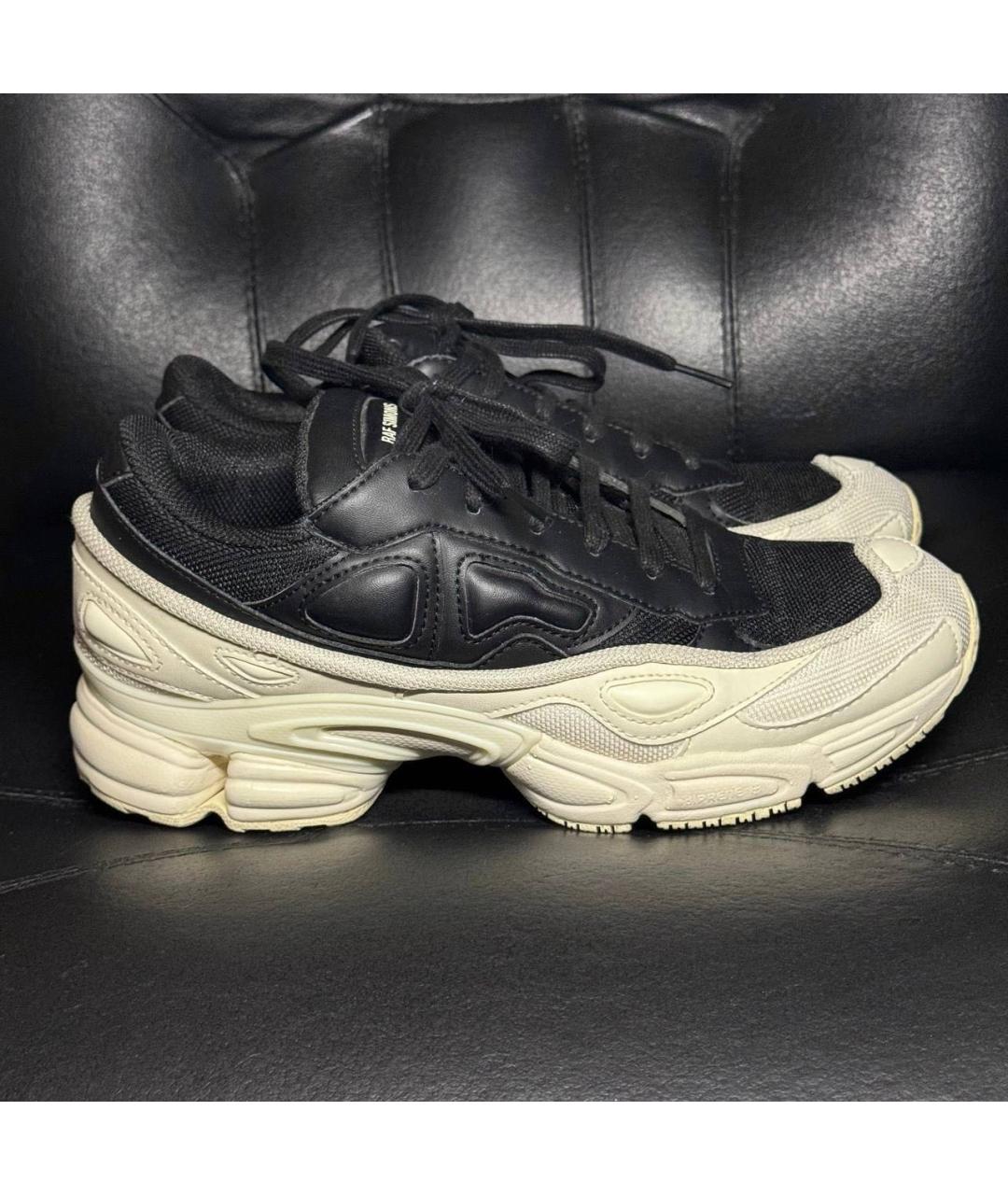 ADIDAS X RAF SIMONS Белые текстильные низкие кроссовки / кеды, фото 9