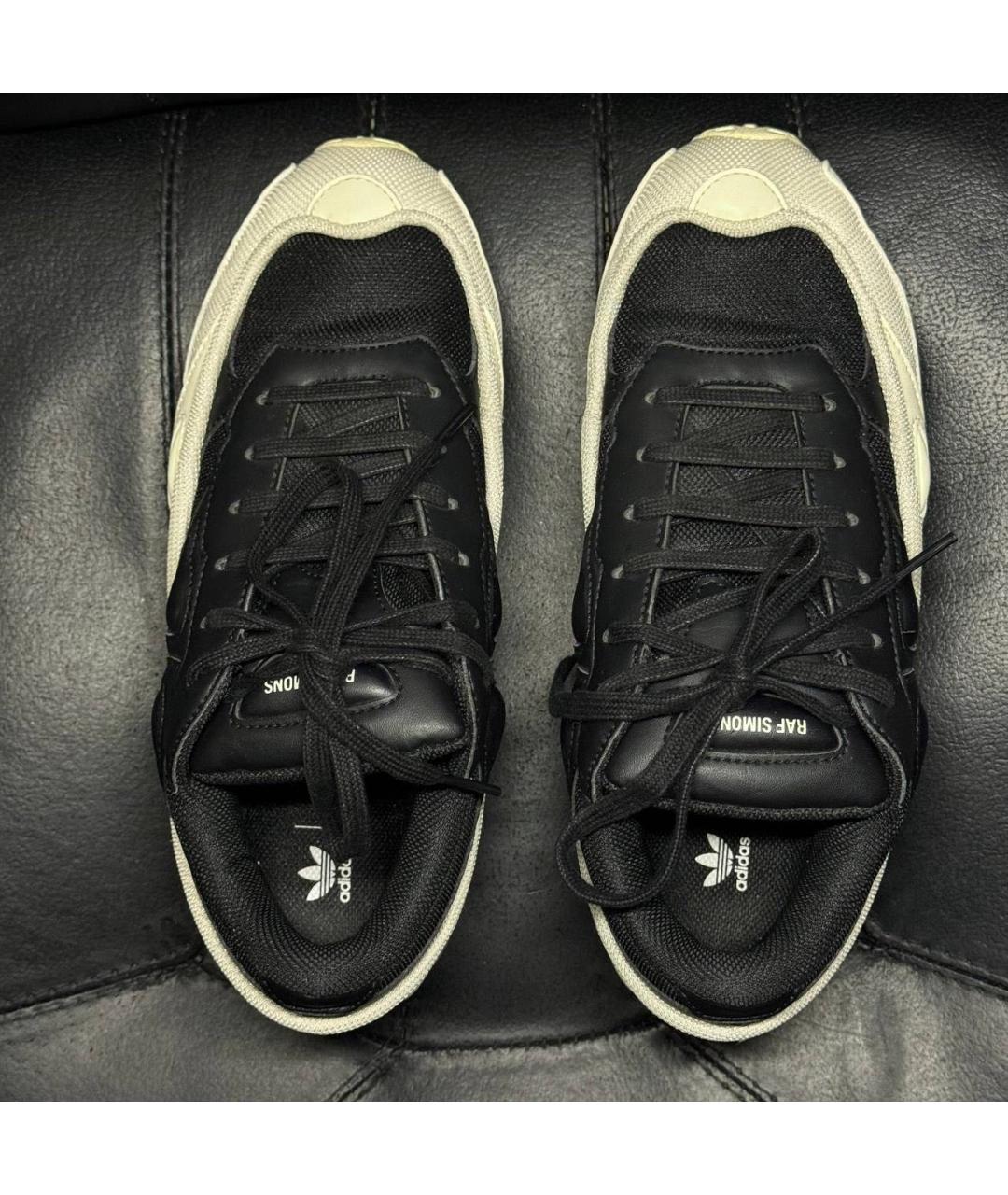 ADIDAS X RAF SIMONS Белые текстильные низкие кроссовки / кеды, фото 6