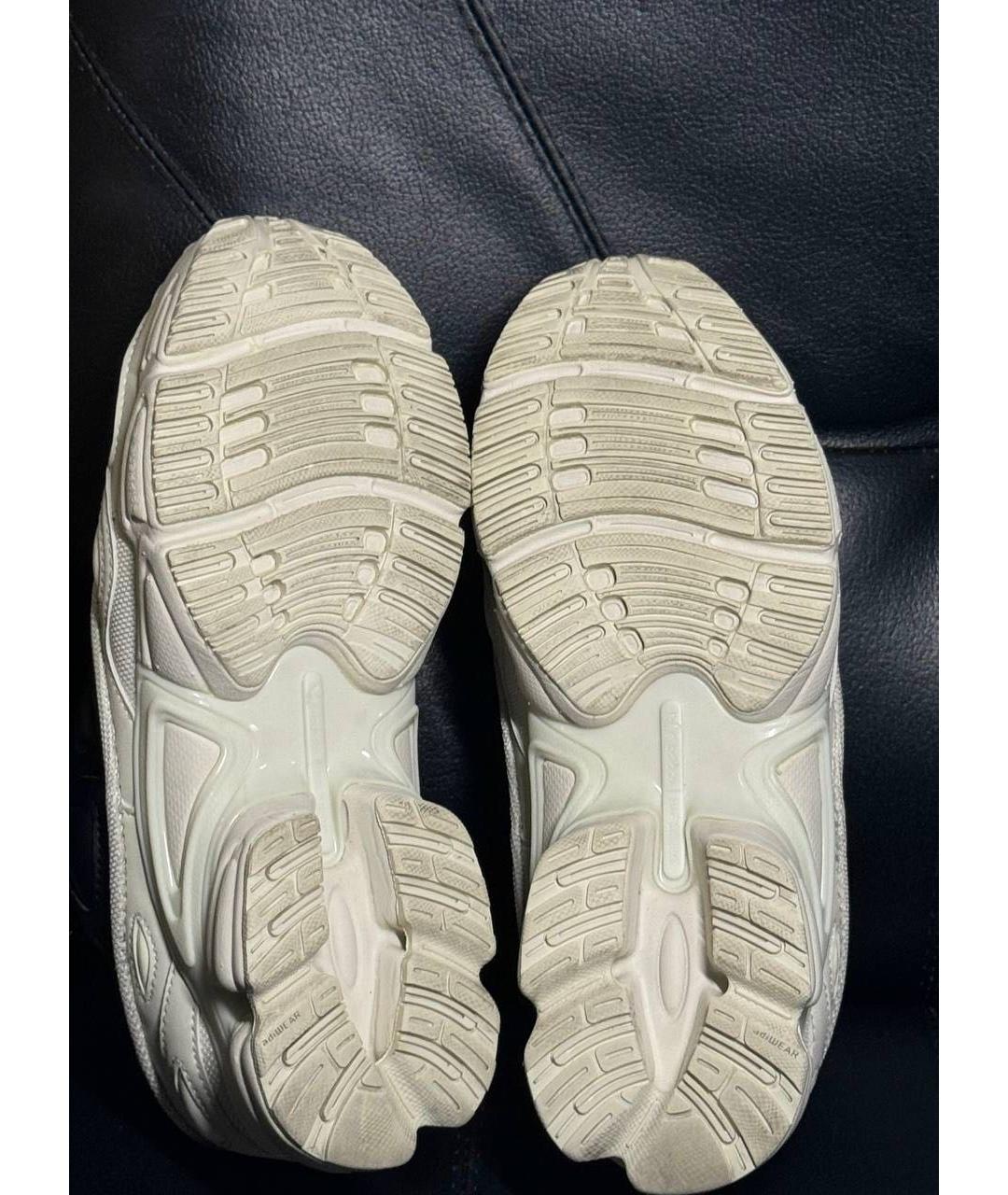 ADIDAS X RAF SIMONS Белые текстильные низкие кроссовки / кеды, фото 8