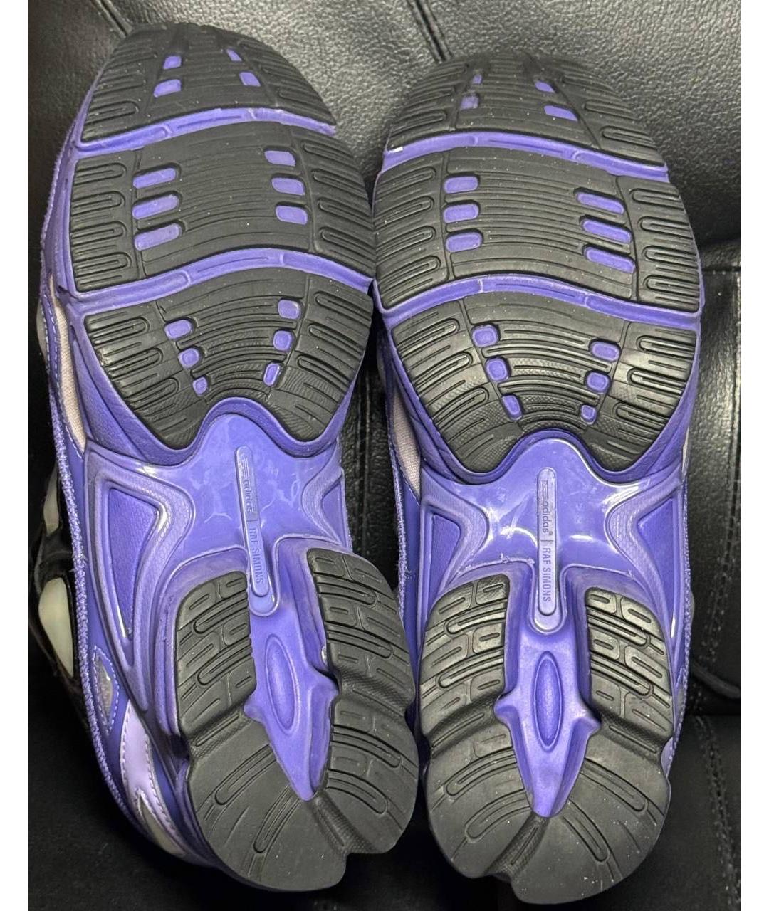 ADIDAS X RAF SIMONS Фиолетовые текстильные низкие кроссовки / кеды, фото 6