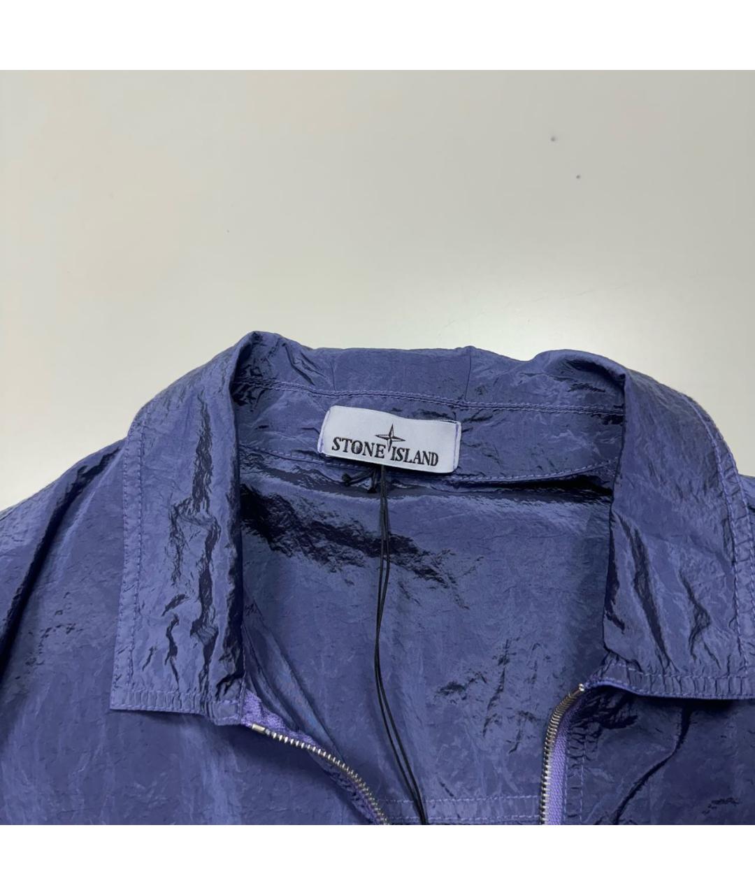 STONE ISLAND Фиолетовая полиамидовая куртка, фото 3