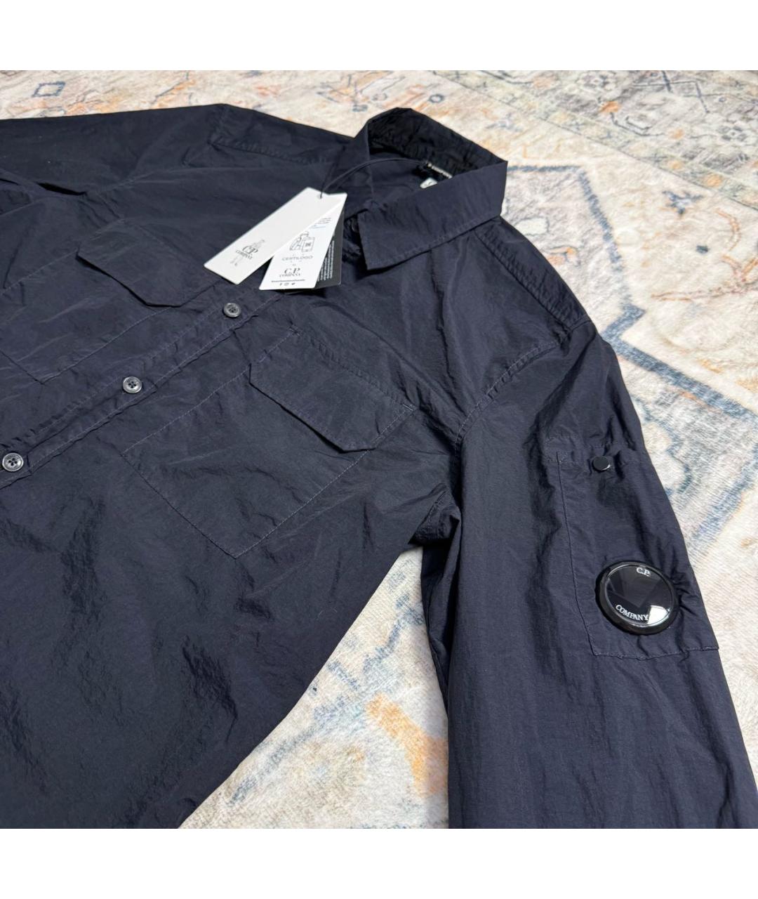 CP COMPANY Темно-синяя кэжуал рубашка, фото 3