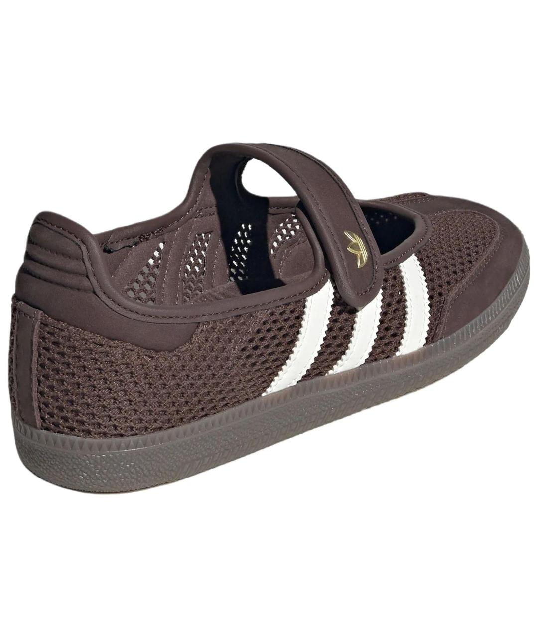 ADIDAS Коричневые текстильные балетки, фото 4