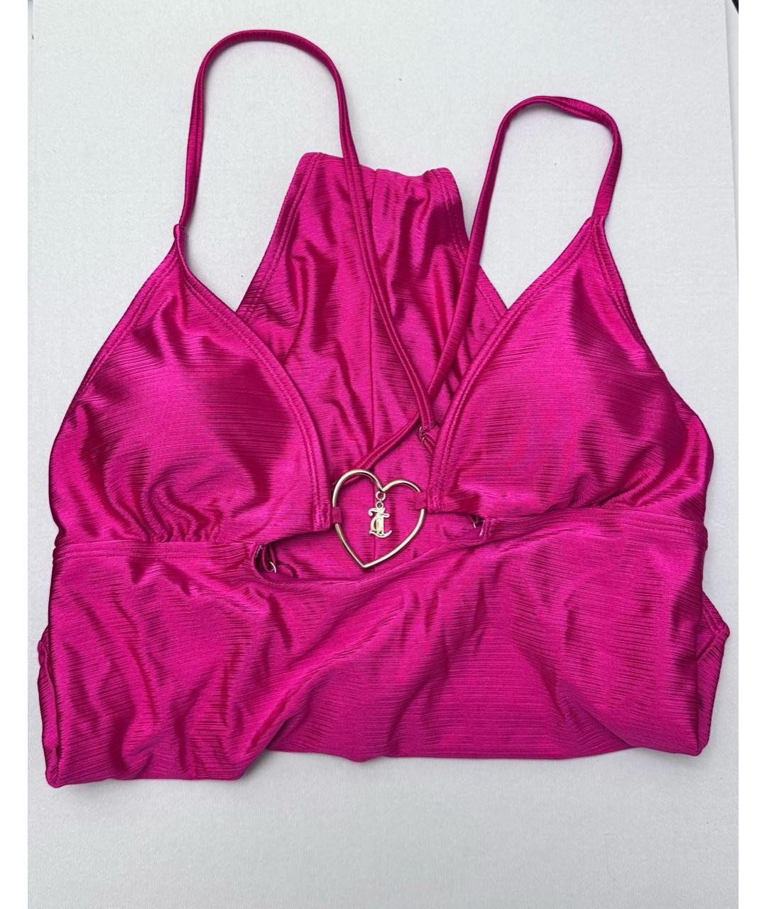 JUICY COUTURE Розовый купальник, фото 4