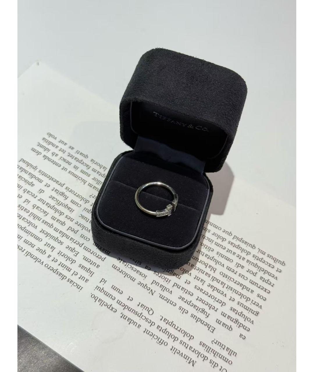 TIFFANY&CO Серебряное кольцо из белого золота, фото 2