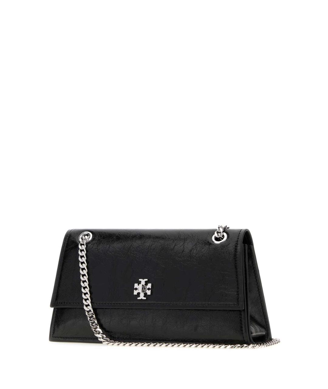 TORY BURCH Черная кожаная сумка через плечо, фото 2
