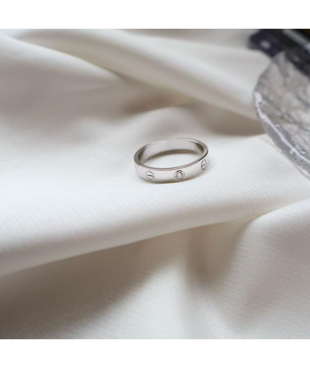CARTIER Серебряное кольцо из белого золота, фото 3