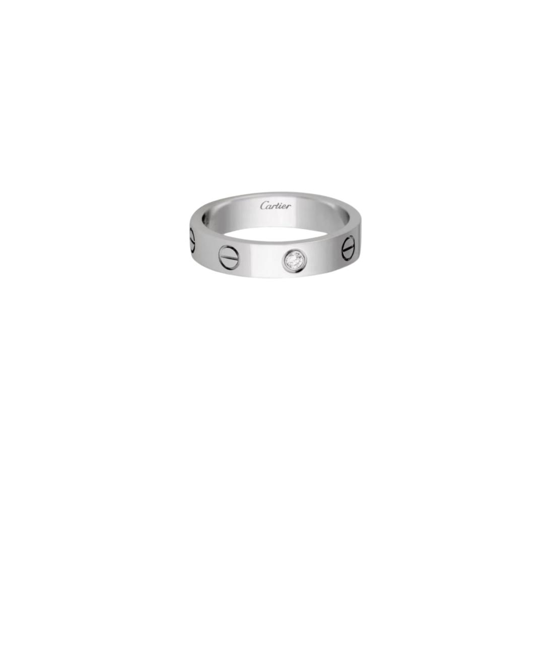 CARTIER Серебряное кольцо из белого золота, фото 4