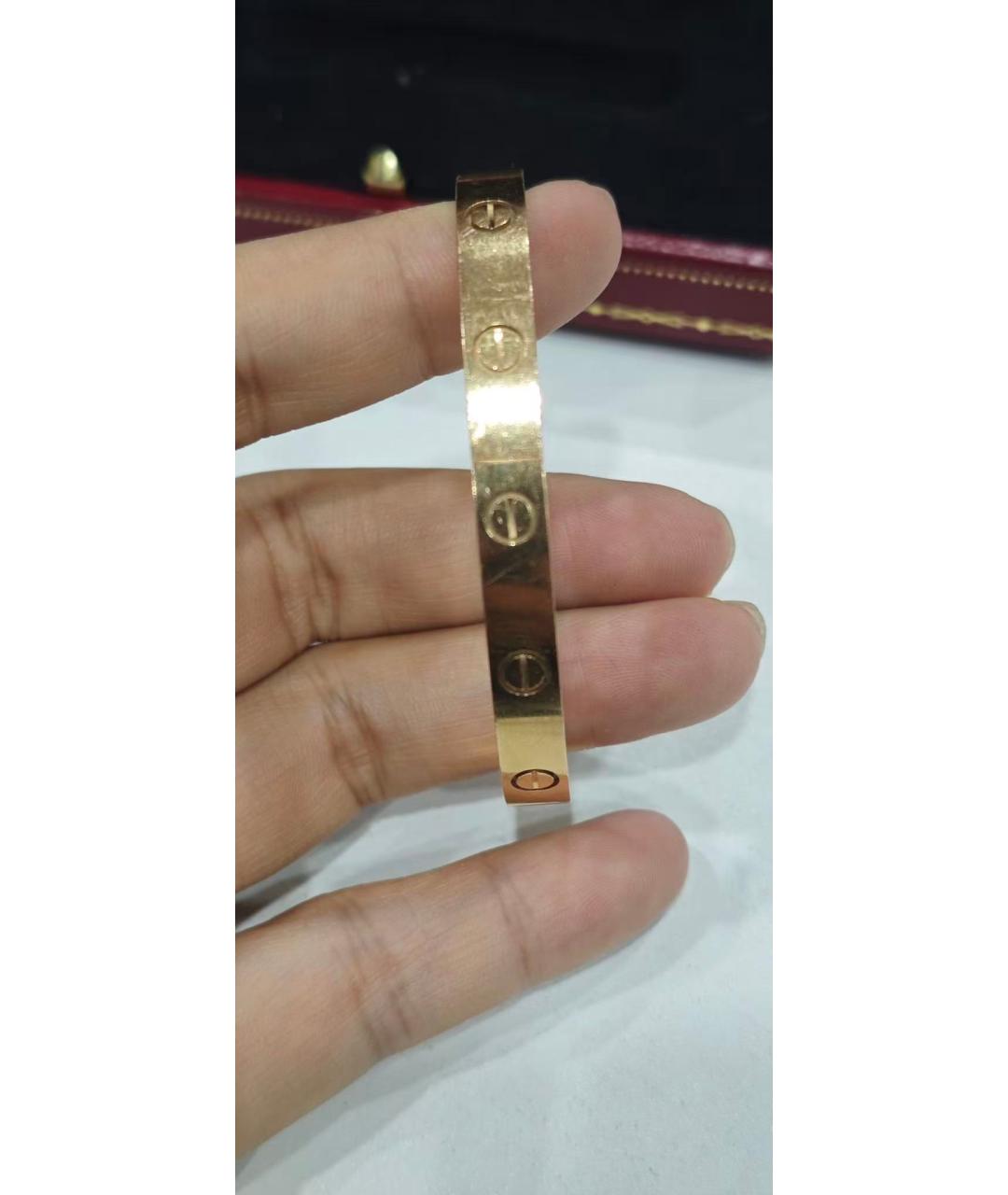 CARTIER Золотой браслет из розового золота, фото 2