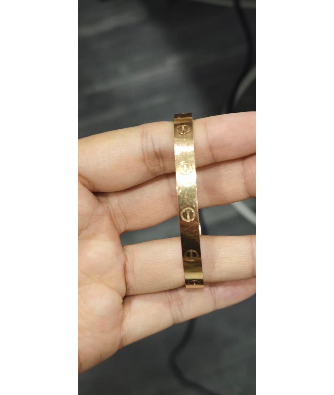 CARTIER Золотой браслет из розового золота, фото 4