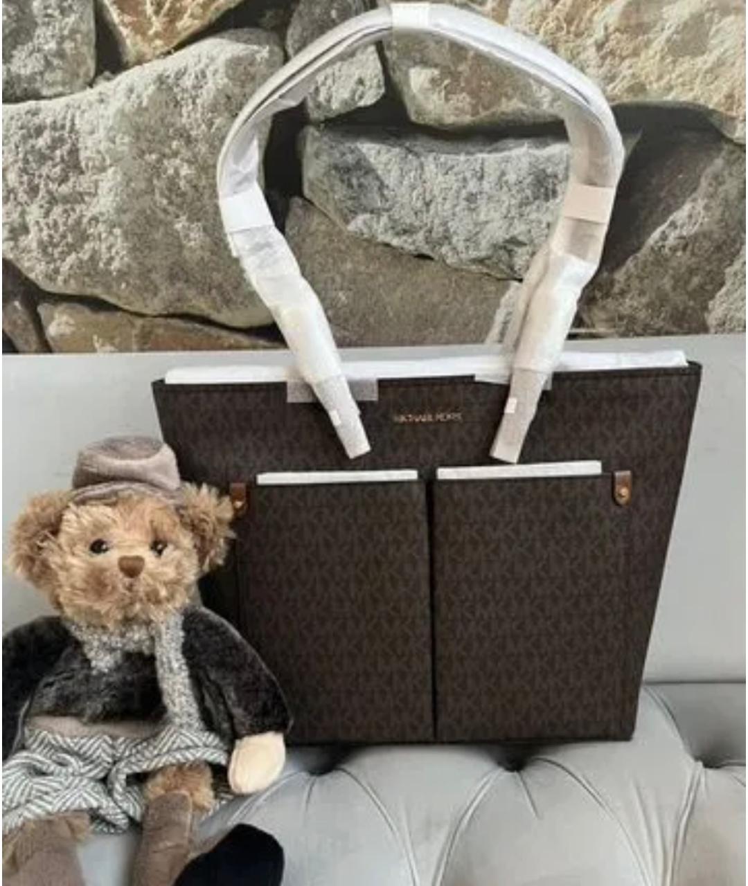 MICHAEL KORS Коричневая сумка тоут, фото 10