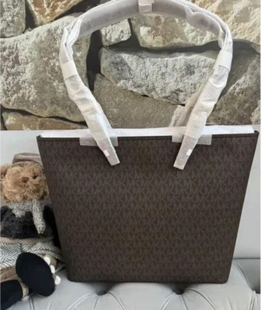 MICHAEL KORS Коричневая сумка тоут, фото 3