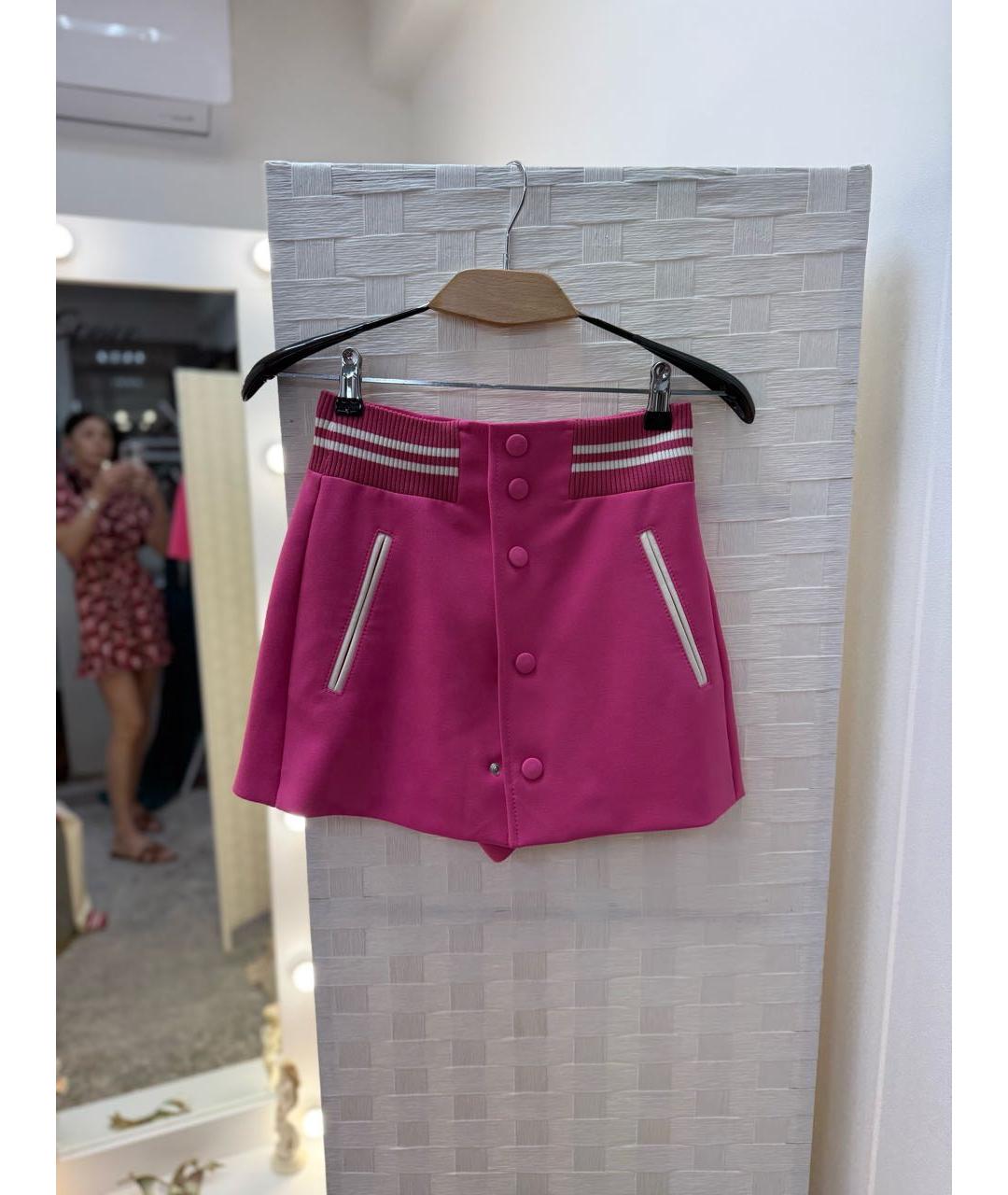 RED VALENTINO Розовый полиэстеровый костюм с юбками, фото 2