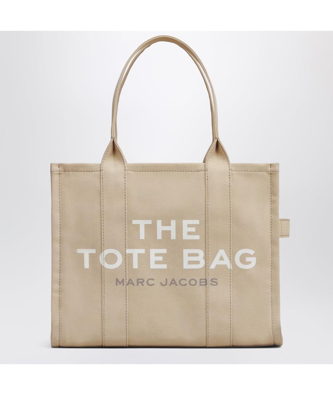 MARC JACOBS Бежевая хлопковая сумка тоут, фото 3