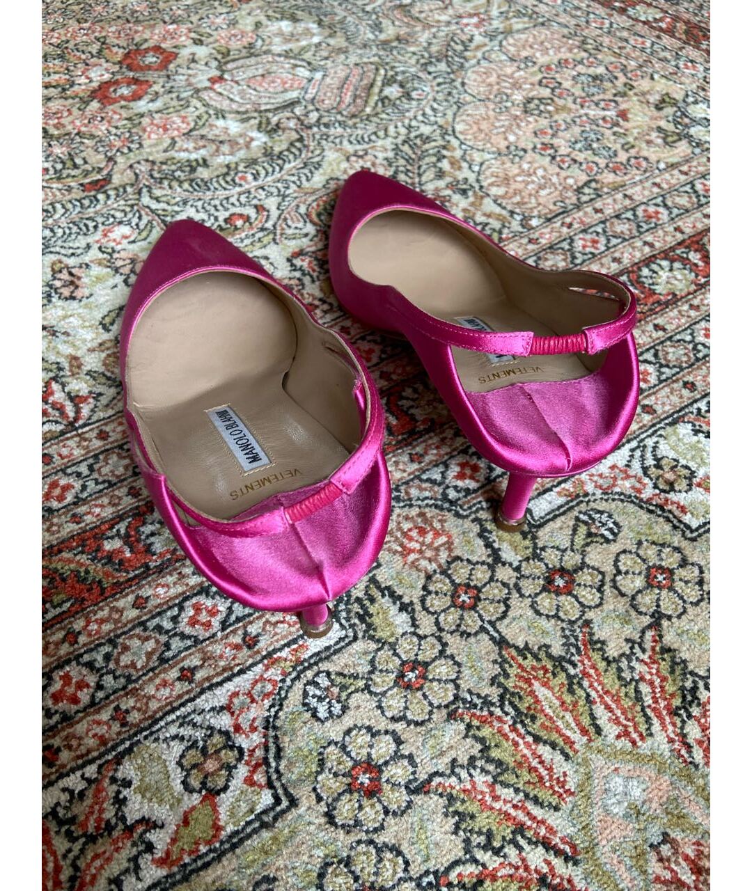 VETEMENTS Розовые текстильные туфли, фото 7
