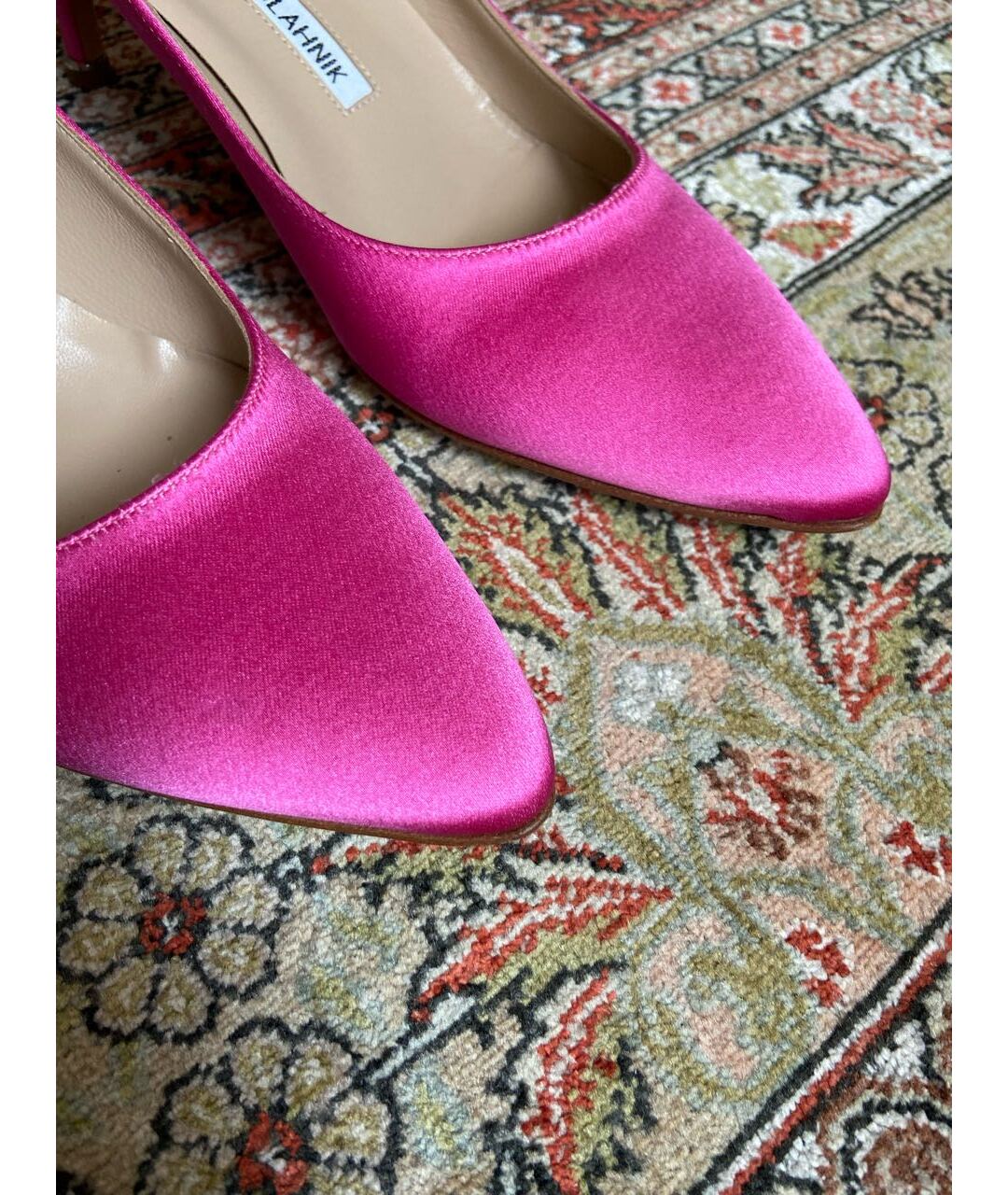 VETEMENTS Розовые текстильные туфли, фото 6