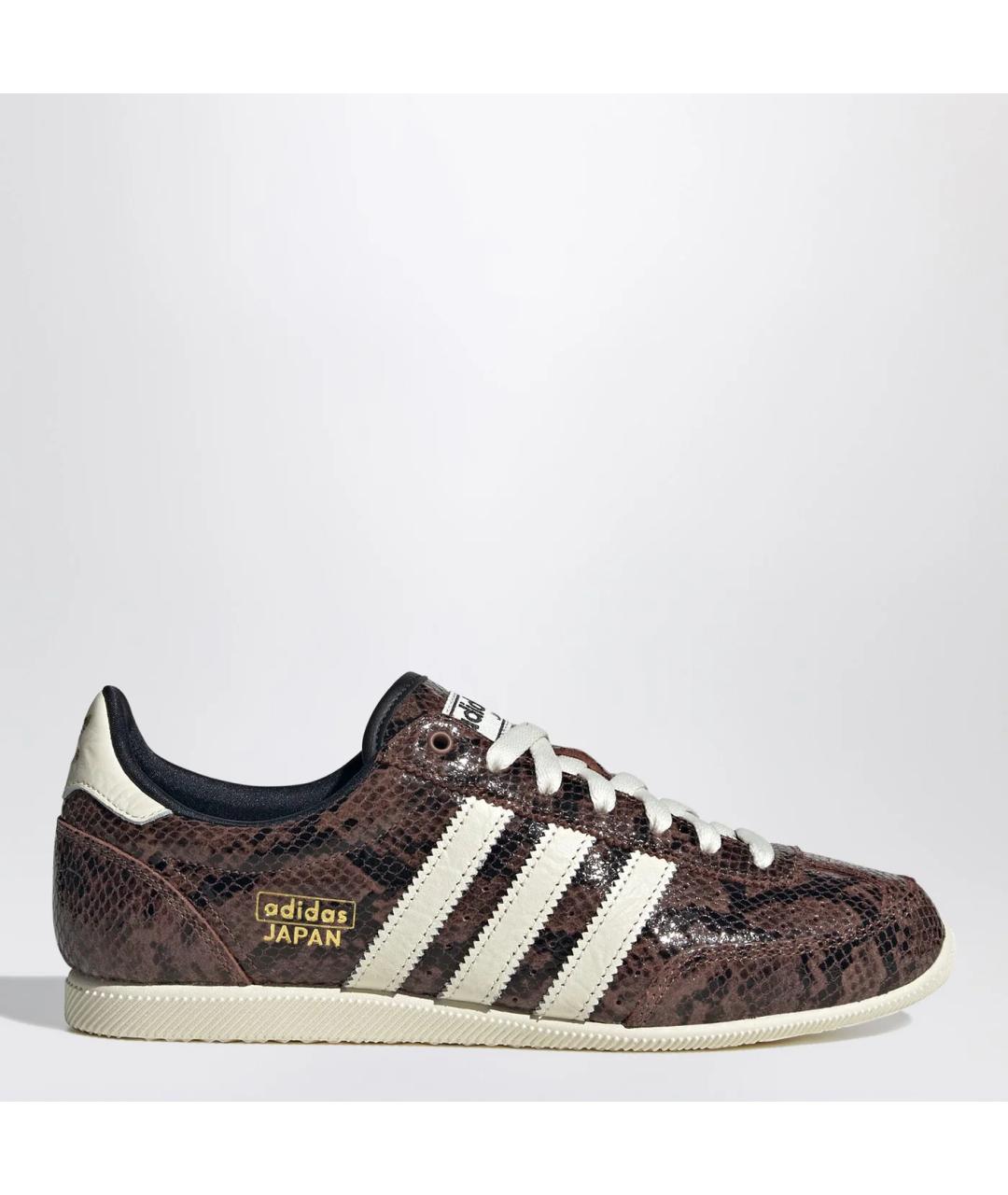 ADIDAS Коричневые кожаные кроссовки, фото 3