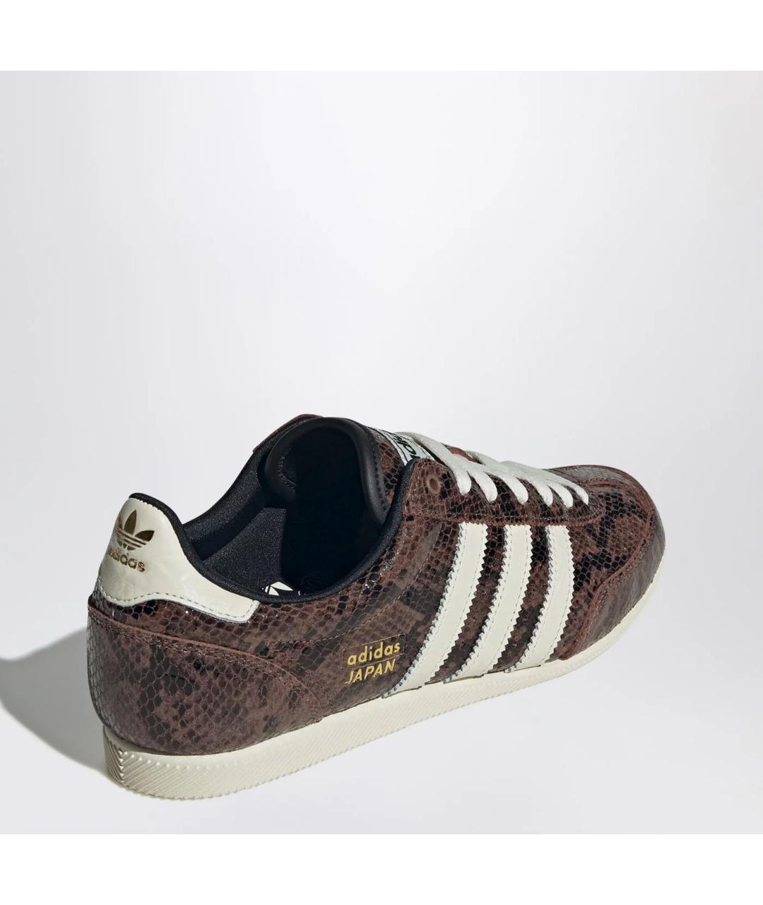 ADIDAS Коричневые кожаные кроссовки, фото 2
